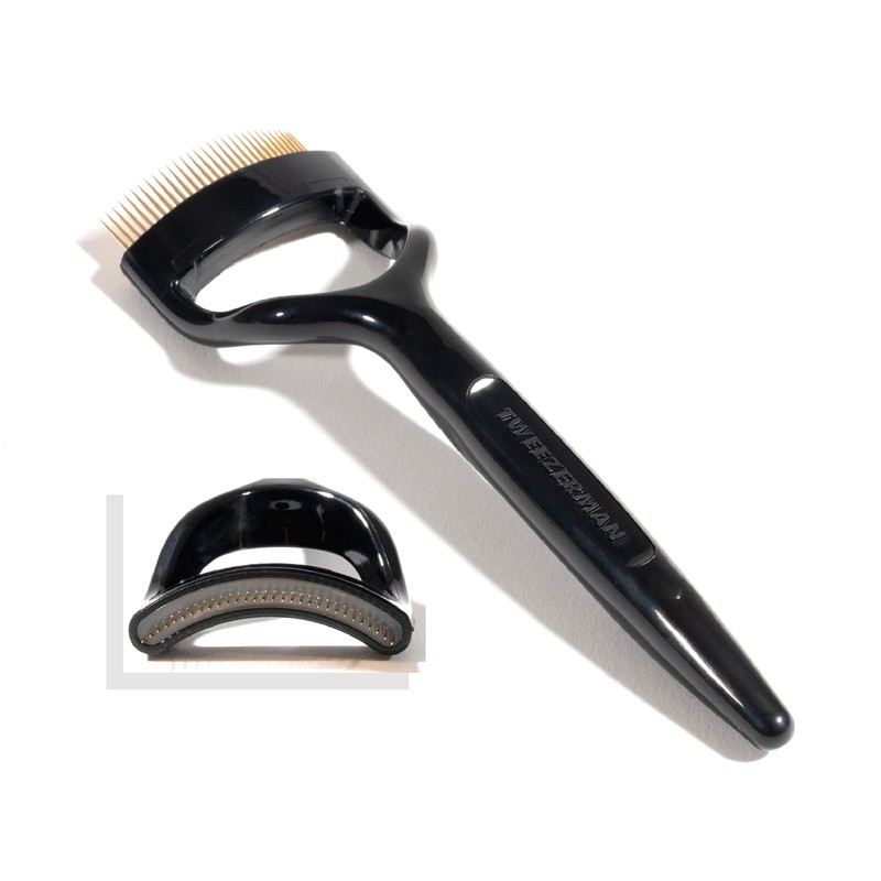 TWEEZERMAN Eyelash Comb for Madel Shaped Eyes, Eyelash Brush, Retouching