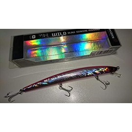AKAMI Wild 140 Long Jerk Minnow, 16GR, Ideal for Sea Predators - Bass, Barracuda, Lecce Amia, Greenhouse