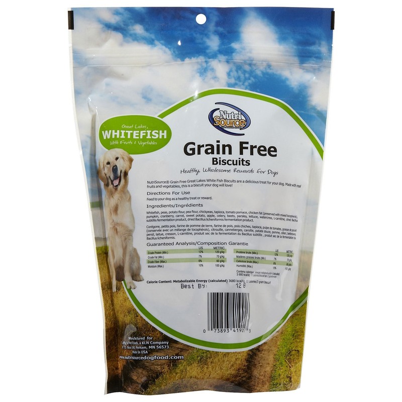 Nutri Source Grain Free Fish Biscuit - 14 Oz