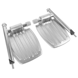 SAFIGLE Heavy Duty Wheelchair Footrest Replacement 1 Pair of Sturdy Elevating Foot Pedals for Elderly Foldable Plastic and Metal Design for Universal Use