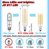 Ziomitus Dimmable E11 120V 100W Halogen Candelabra Bulbs Equivalent,T3 T4