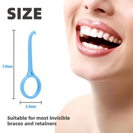 DHWEKU 10 pcs Aligner Removal Tool, Invisible Tooth Removal Tool Kits, Invisible Tooth Removal Aligner Oral Corrector Retainer Remover for Invisible Braces