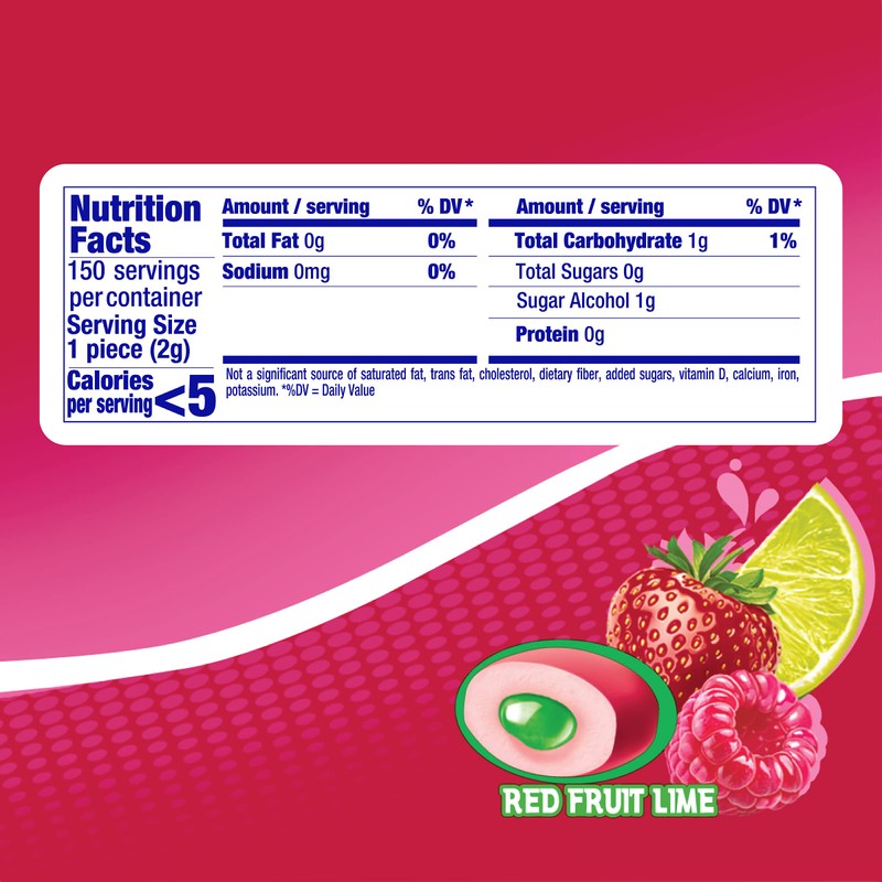 Mentos SugarFree Chewing Gum with Xylitol 15 Piece Bottle Bulk