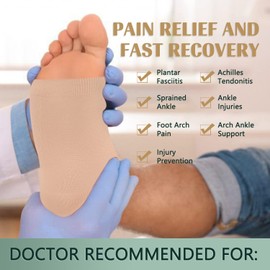 Paquete de 2 tobilleras de compresión de 8 a 15 mmHg, puntera abierta, calcetines de compresión para hinchazón, fascitis plantar, esguinces, nano soporte para mujeres y hombres, beige, XXL