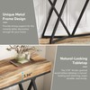 Tribesigns 55 Inches Console Table, Farmhouse Sofa Table Wood Entryway