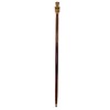 Victorian Walking Cane with Telescope Brass Handle Foldable Nautical Wooden