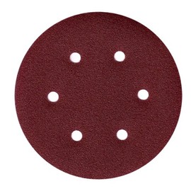 50 x Sandpaper 150 mm 6 Hole Grain = 40-180 Sanding Sheet for Random Orbital Sander (50 x Grit = 120)