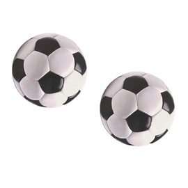 2 Soccer Ball Magnetic Decal for Car School Locker or Fridge Decoration – Realistic 4.65” Made in Taiwan