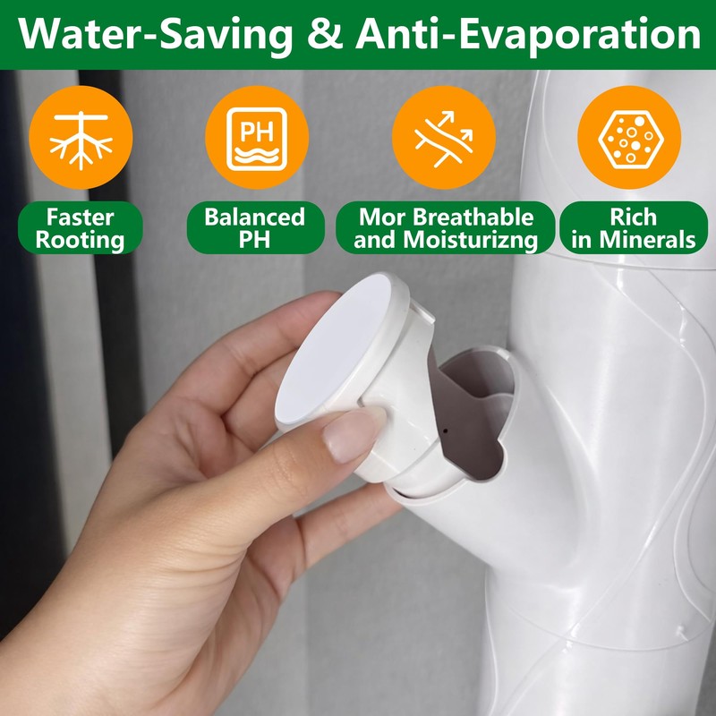 EBaokuup 24 Pcs Hydroponics yPod Caps with Colored Lables, Grow