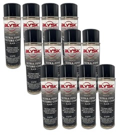 BLYSK Ultra Fine Black Texture Coat U270 – Paintable Chip Guard Spray for Automotive Bumpers, Rocker Panels & Trim – Fast-Drying, Durable Protective Finish 16 oz (12)