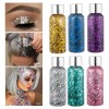 Body Glitter Maquillaje Cabello Cuerpo Brillos Colores 1pz F