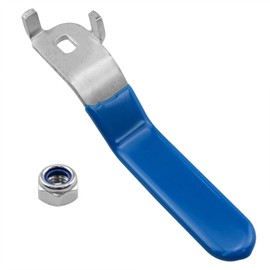 FINBe 1PCS Ball Valve Handle DN20 with 1 M8 Nut Water Handle for Outdoor Faucet Replacement Ball Valve 5x8x2mm (Blue)