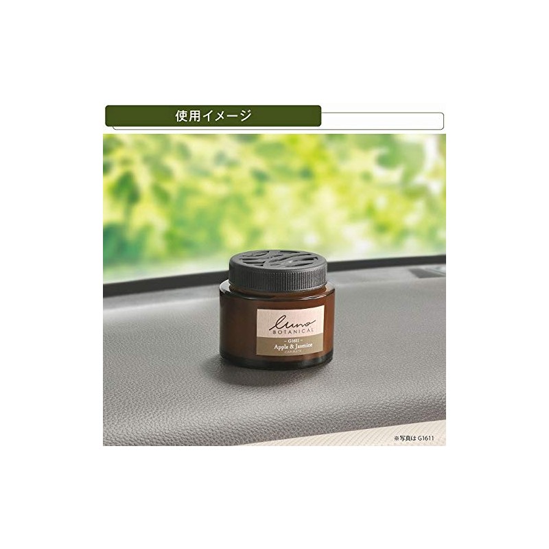 Carmate G1611 Car Deodorizing Air Freshener, Runo, Botanical Gel, Placed