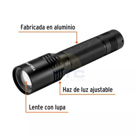 Truper LIRA-130 Aluminum flashlight 1 LED 130 lm rechargeable