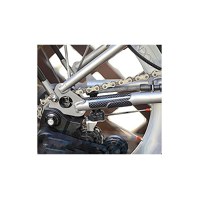 Aceoffix Carbon Fiber Chain Stay Guard Rear Frame Protector Sticker