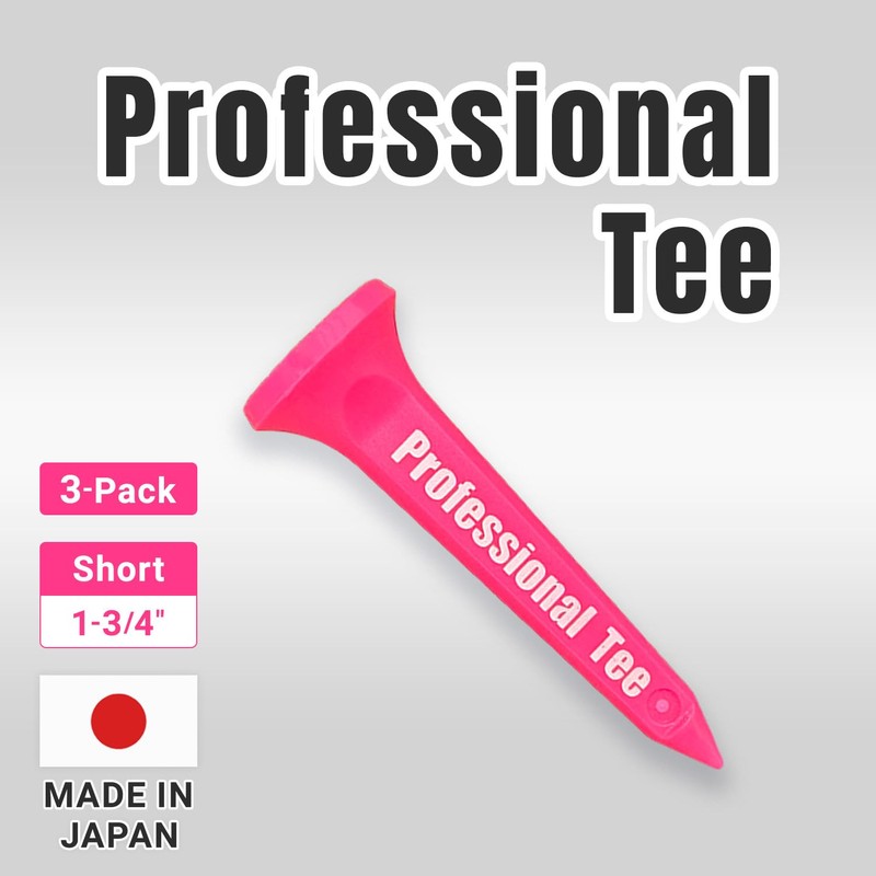 Subetee SUBE6119PK Golf Tees Short Professional Tee Short (Pack of
