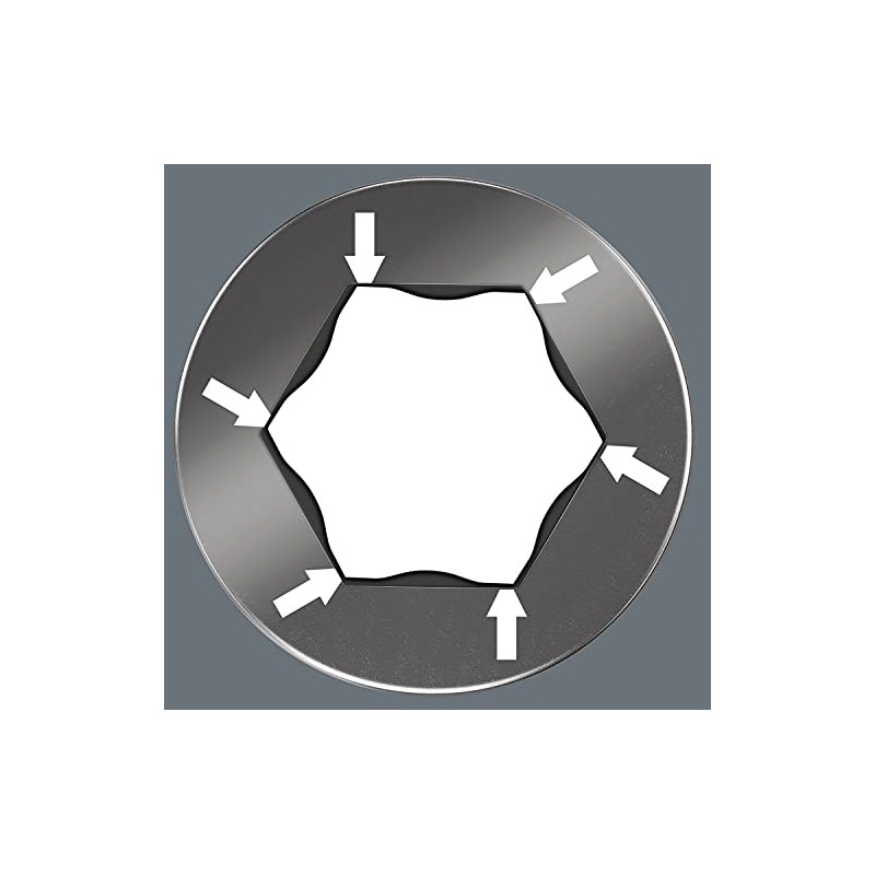 Wera - Juego de llaves hexagonales en L, Blacklaser, llave