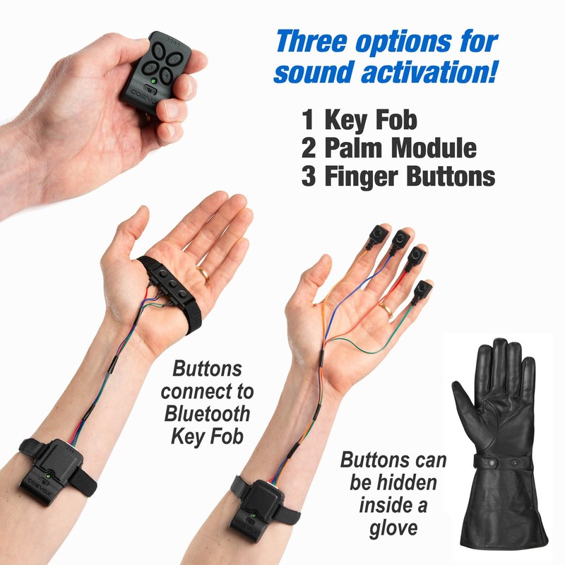 COSVOX Cosplay Sound Glove Wireless Bluetooth Sound Effects Module. Bring