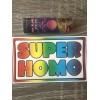 Prank Super Homo 3x5” Bumper Sticker Decal Gay Prank Rainbow
