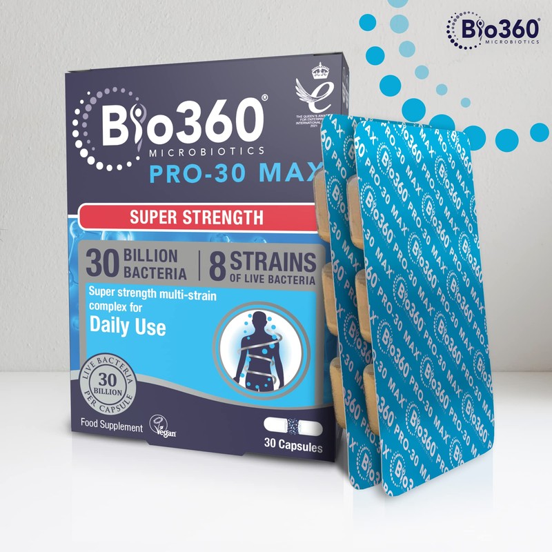Natures Aid Bio360 Pro-30 MAX (30 Billion Bacteria), from Natures
