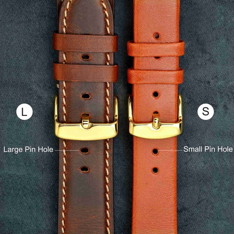 WOCCI 16mm Replacement Buckle for Watch Band, Large Pin Hole