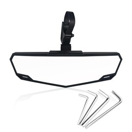 UTV Rear View Mirror,Compatible with Polaris RZR/Pioneer/Talon/Kawasaki KRX/Mule/Can Am X3/ CFMOTO Adjustable Aluminum UTV SXS Mirrors(1.5" to 2.0"Inch)