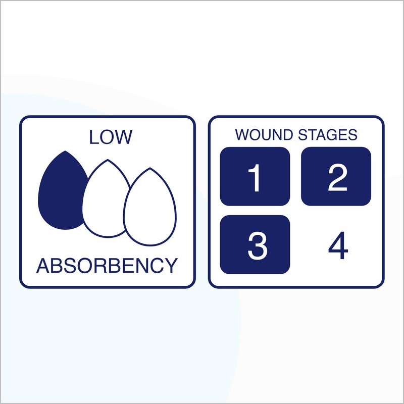 MedVance Hydrocolloid – Bordered Hydrocolloid Adhesive Dressing, 2"x2" Box of