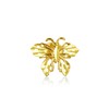 14k REAL Yellow Gold Butterfly Stud Earrings (10 x 8