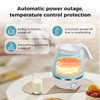 Travel Foldable Electric Kettle, 110V Collapsible Travel Kettle Electric Food