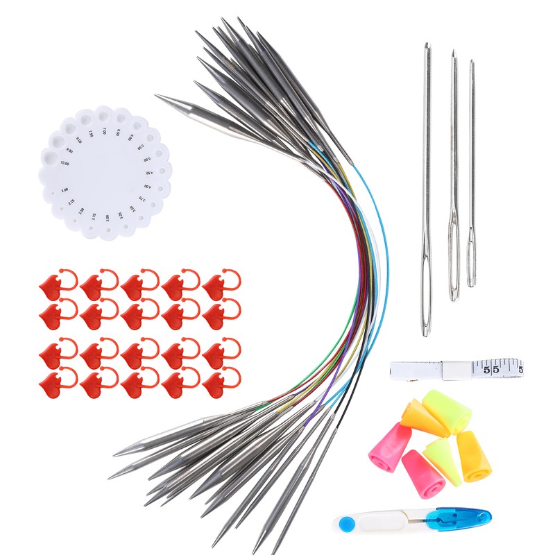 Knitting Needle Set Circular Knit Picks Options Interchangeable Sewing Embroidery
