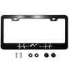 XHuiZio Heartbeat Moon Star Mountain Camping License Plate Frame for