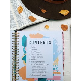 Coffee and Bible Time Prayer Journal: 3 Sticky Note Pads Included, Gold-Colored Spiral Binding, Solid Board Cover, Perfect to Journal Prayers and Grow in Faith