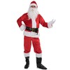 Qianderer Santa Costume Adult Men, Luxury Santa Suit Adults, Santa