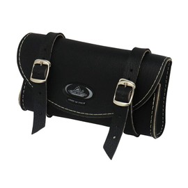 Selle Montegrappa Cucuba® Saddle Bag Leather Bicycle Bag Unisex 100% Made In Italy 0016 (Colour: Black)