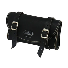 Selle Montegrappa Cucuba® Saddle Bag Leather Bicycle Bag Unisex 100% Made In Italy 0016 (Colour: Black)