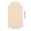 50pcs Wood Pieces DIY Natural Rustic Unfinished Wood with Hemp