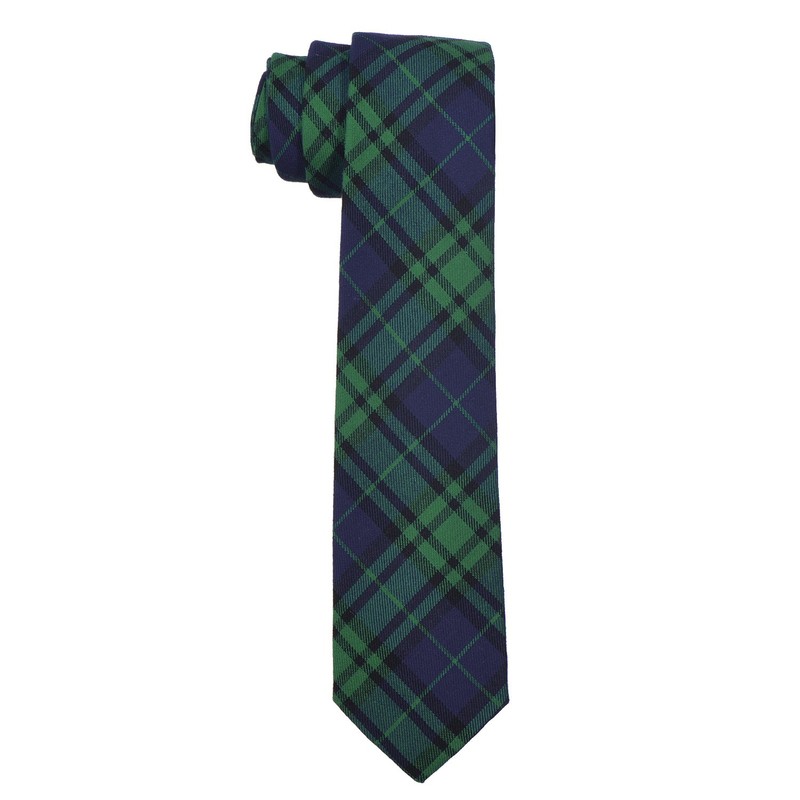 DonDon Men's Narrow Cotton Necktie Tie 2.36 inch 6 cm