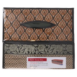 GURU SHOP Cosmetic Tissues / Napkins Box Made of Rattan in Many Colours, Napkin Holder, Tissue Box, Colours: Purple, 10 x 25 x 13 cm, Tins, Boxes & Caskets