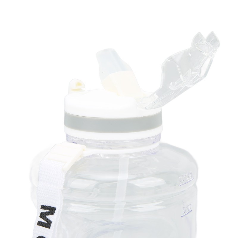 1500ml Large Capacity Sports Water Bottle Portable Scale Marking Poping