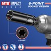 MTO 1/2" Drive 20mm Deep Impact Socket, 6 Pt. Metric