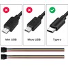 RUNCCI-YUN 6 pieces USB C female 5V 3A 6-pin with