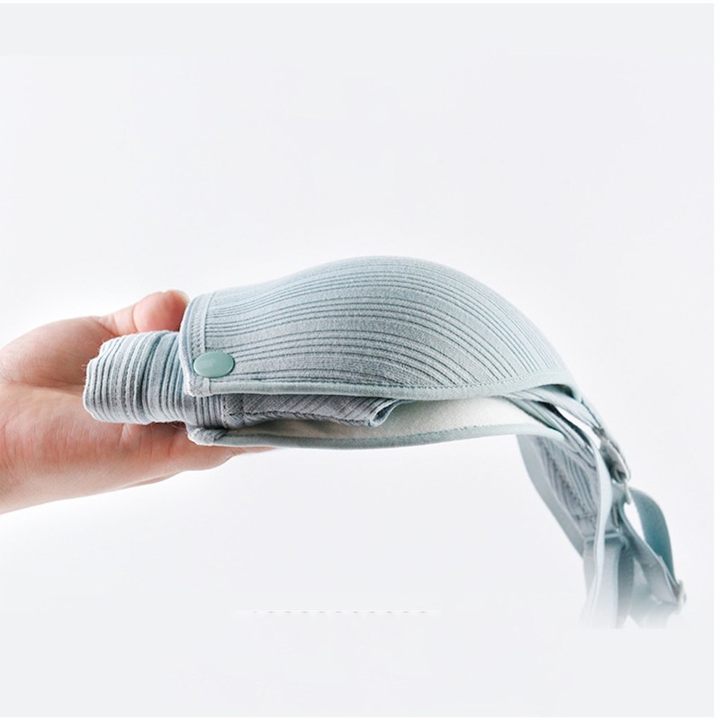2PCS Maternity Bra Pure Cotton Wireless Soft Breathable Breastfeeding Bra
