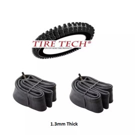 Tire Tech 70/100-17 & 90/100-14 Off-Road Inner Tube Set Combo Front and Rear