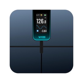Wyze Scale Ultra Smart Scale with 4.3" Color Display - Digital Scale for Body Weight BMI Muscle Mass, Heart Rate Monitor, Wi-Fi & Bluetooth Weight Scale with Baby/Pet/Luggage Mode, 400lbs, Black