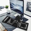 Wireless Silicone Keyboard Foldable Rollup Flexible Keyboard Full Size 107