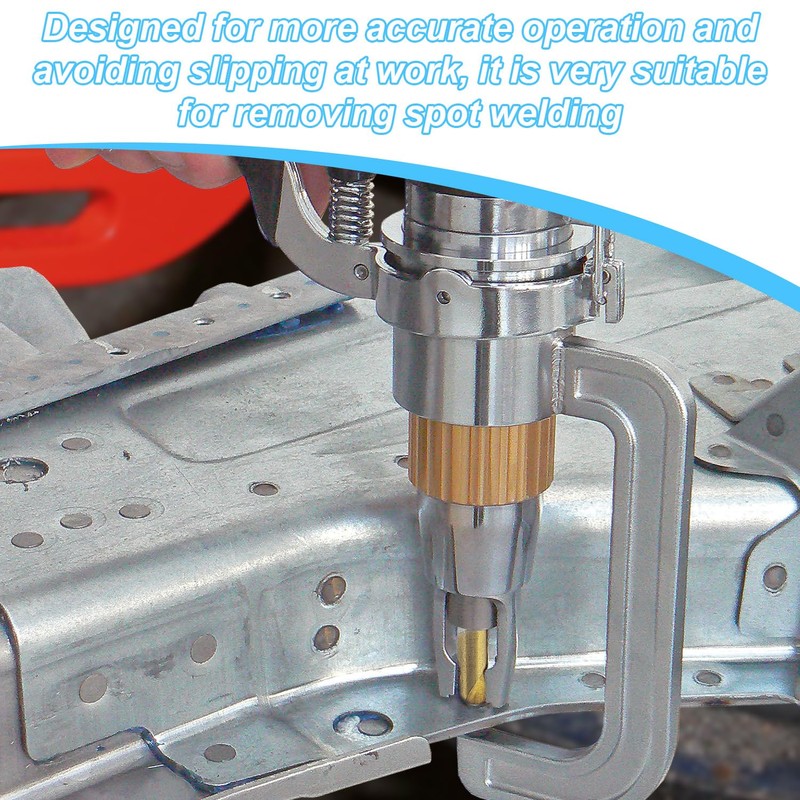 gQsskli Spot Welding Drill Set, Includes 6.5 mm/8 mm/10 mm