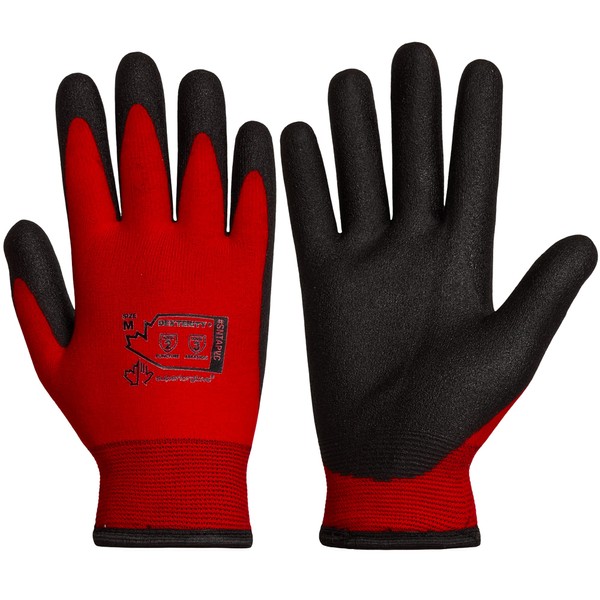 Superior Glove Winter Work Gloves - Fleece-Lined with Black Tight