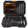 Valkynos 26 Pcs Bolt Extractor Kit and Left Hand Drill