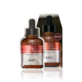 AHC Premium Vital C Complex Mask 27g 5 sheets Whitening Soothing Whitening Pure Cotton / AHC 프리미엄 바이탈C 컴플렉스 마스크 27g 5매 화이트닝 진정 미백 순면
