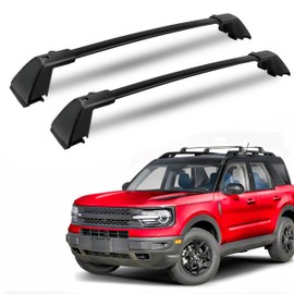 LINGHANG 265 LBS Roof Rack Cross Bars Compatible with Ford Bronco Sport Base 2021-2024, Bigbend 2021-2024, Aluminum Heavy Duty Cargo Crossbar Outer Banks 2021, Heritage Edition 2023 On-Road Version